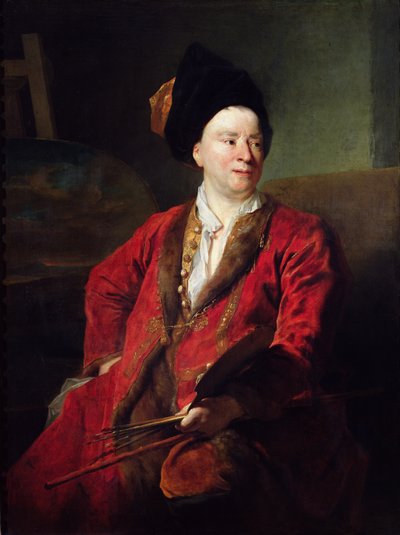 Portrait of Jean Baptiste Forest (1636-1712) 1704 by Nicolas de Largillière